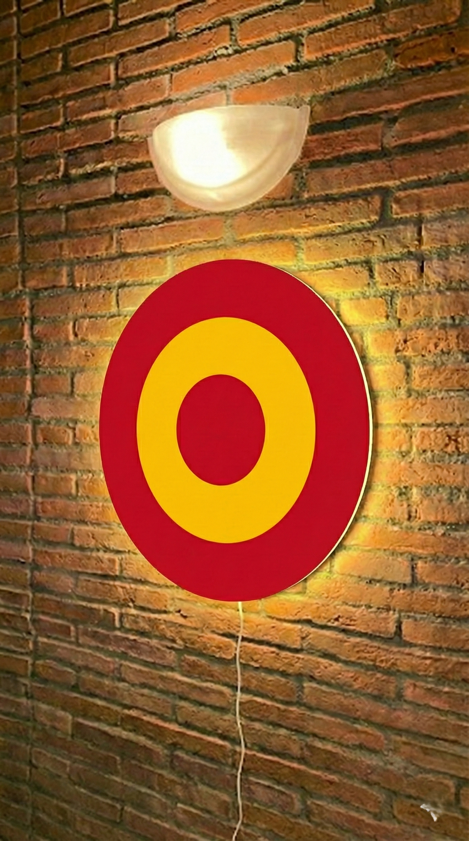 Cuadro Neón Escarapela Circular España | Wall Art Militar