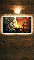 Cuadro de El Novio de la Muerte con Rafa M., arte exclusivo de la Legión Española y la Cuna de la Legión 2026, decoración militar premium.