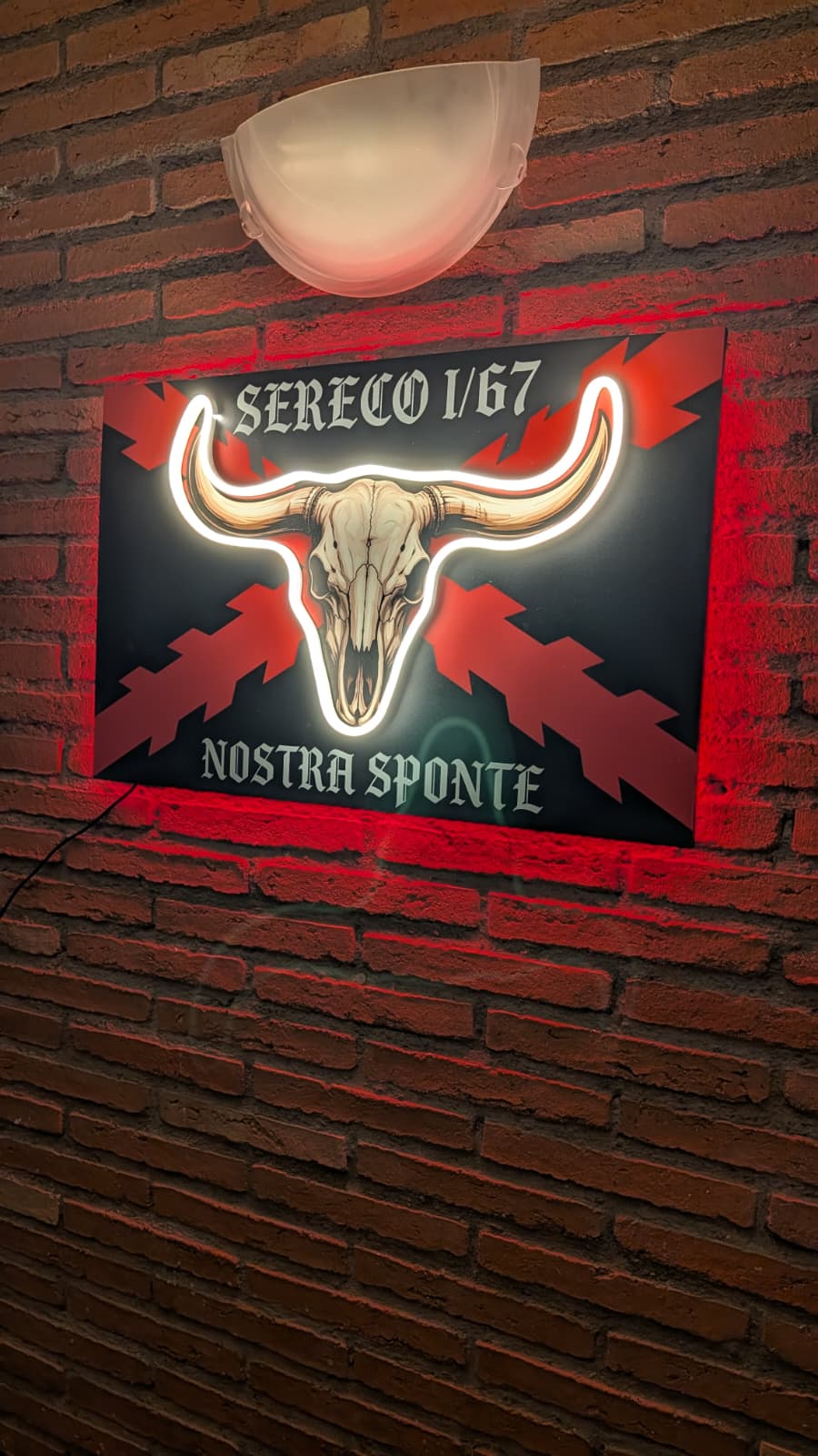 Cuadro Neón SERECO I/67 "Nostra Sponte" | Wall Art Militar