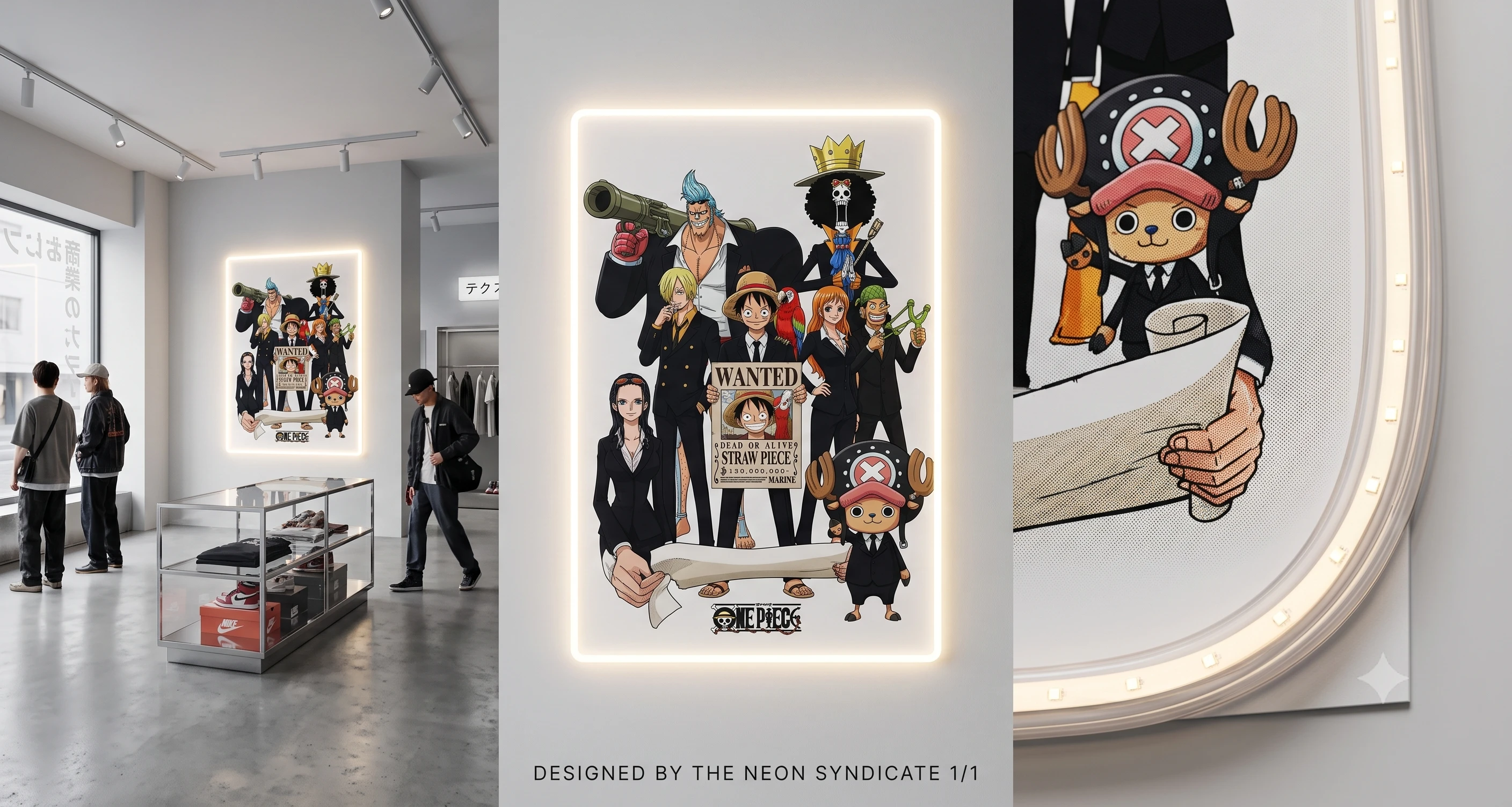 One Piece WANTED Coleccion | Neon LED Edicion Limitada